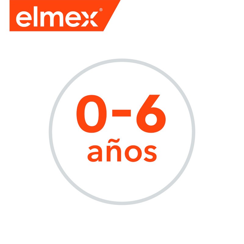 ELMEX Pasta de Dientes Infantil Anticaries 0-6 años 50 ml-6