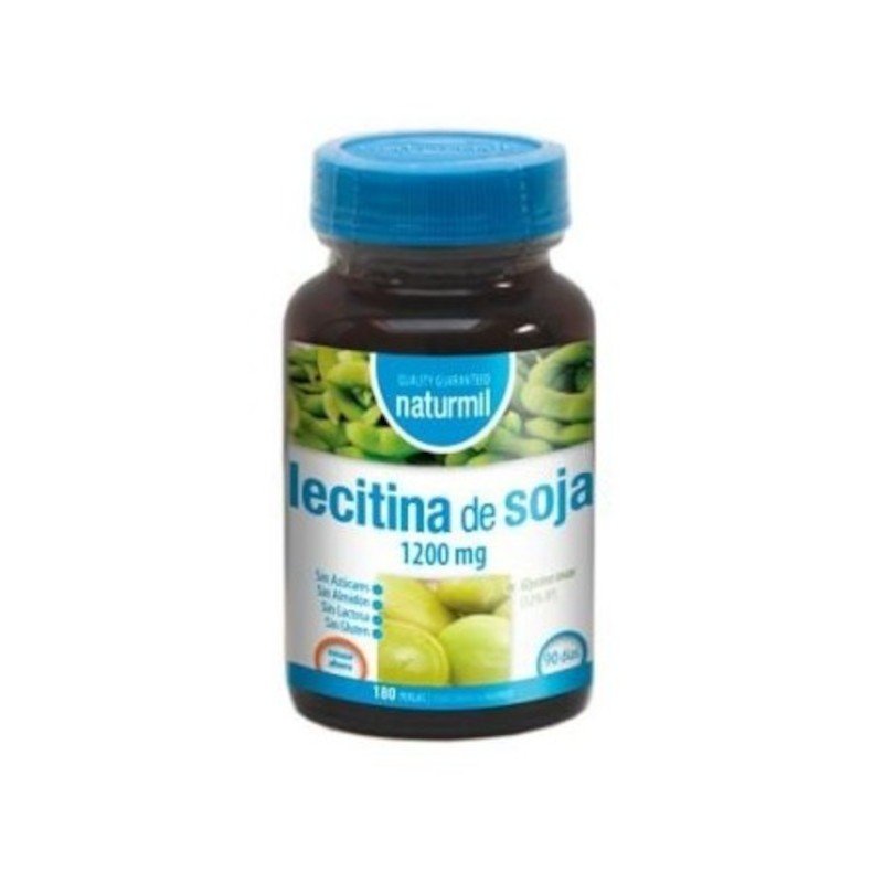 Naturmil Lecitina de Soja 1200 mg 180 Perlas-1
