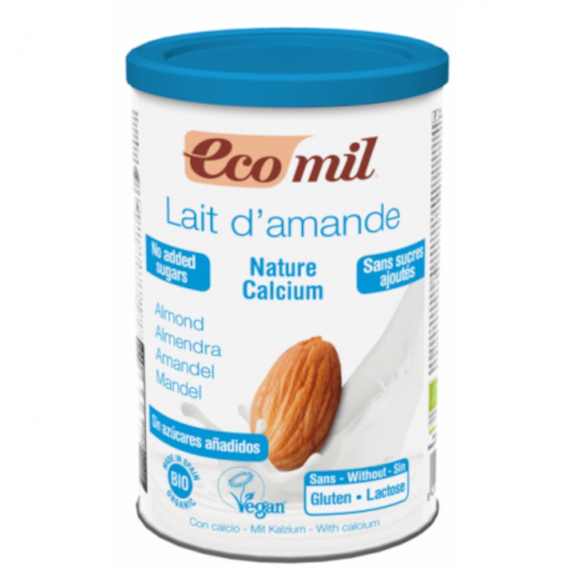 Nutriops Ecomil Leche de Almendras Nature Calcio 400 g-1