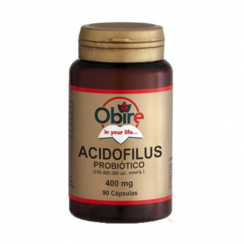 Obire Acidofilus 400 mg 90 Cápsulas-1