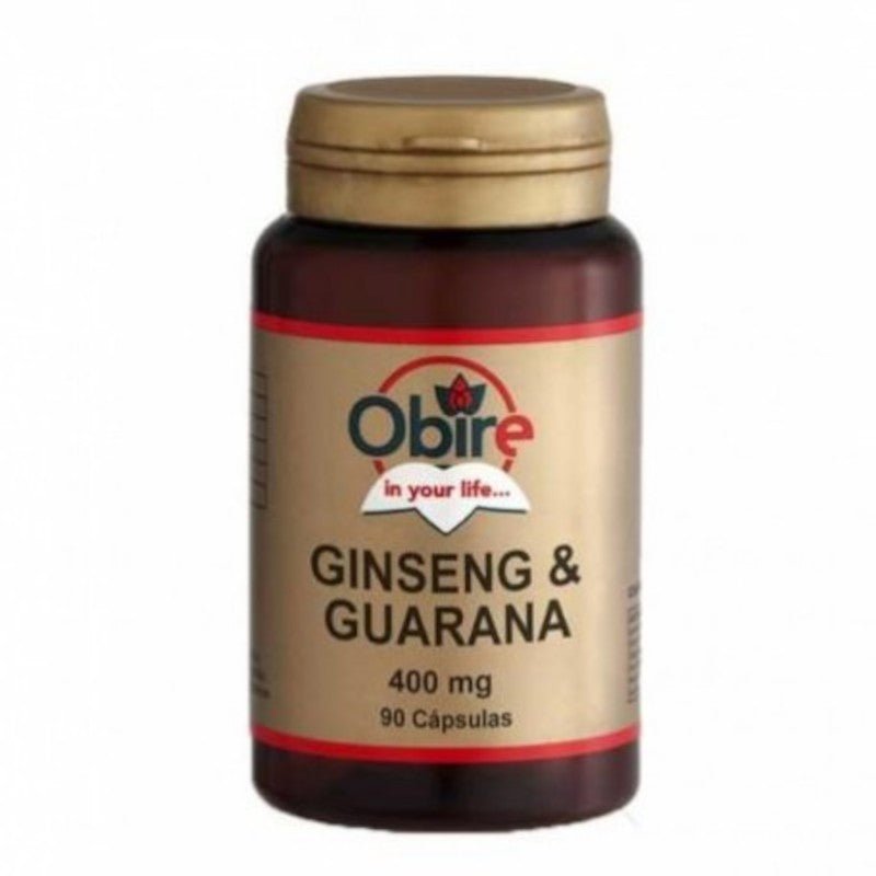 Obire Ginseng + Guaraná 400 mg 90 Cápsulas-1