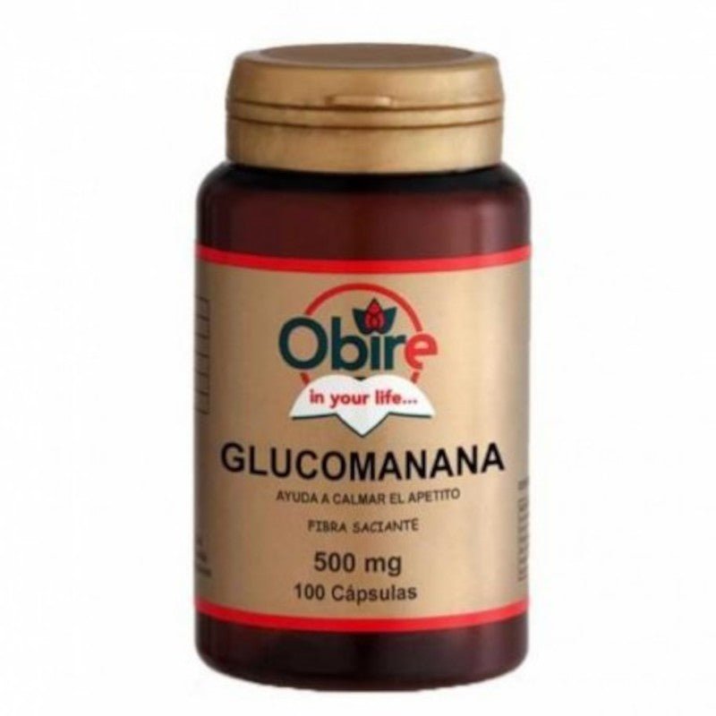 Obire Glucomanano 500 mg 100 Cápsulas-1