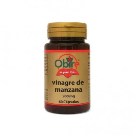 Obire Vinagre de Manzana 500 mg 60 Cápsulas-1