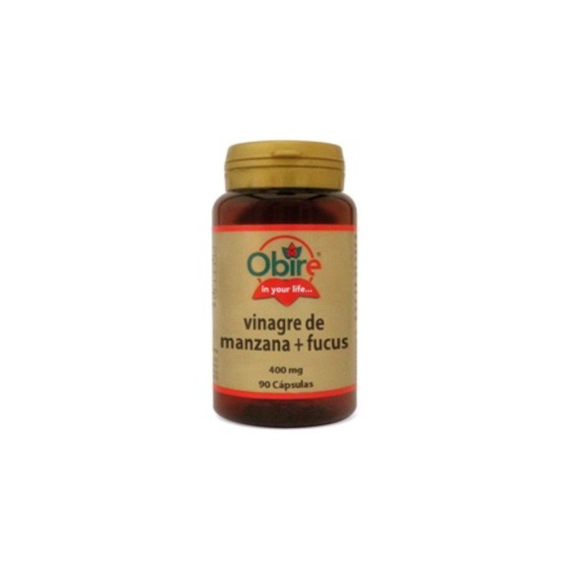 Obire Vinagre de Manzana + Fucus 400 mg 90 Cápsulas-1