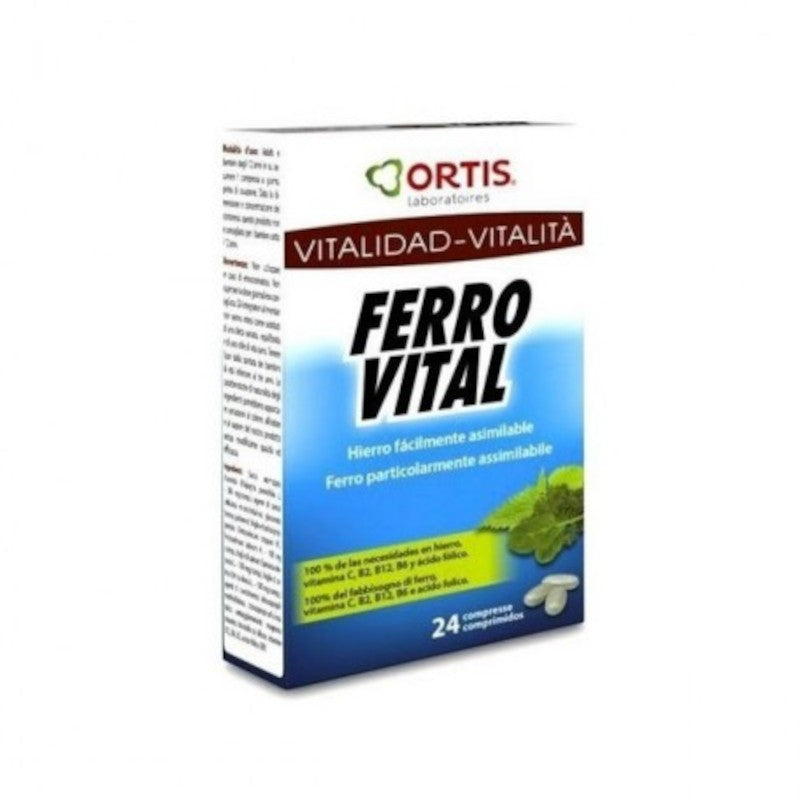 Ortis Ferro Vital 24 Comprimidos-1