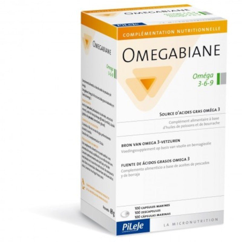 Pileje Omegabiane 3-6-9 100 Cápsulas-1