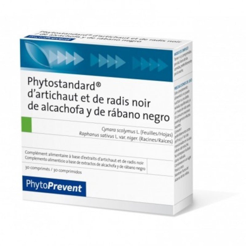 Pileje Phytostandard Alcachofa - Rábano Negro 30 Comprimidos-1