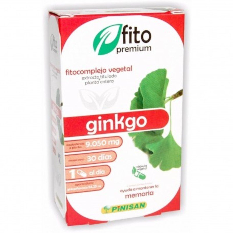Pinisan Fitopremium Ginkgo 30 Cápsulas-1