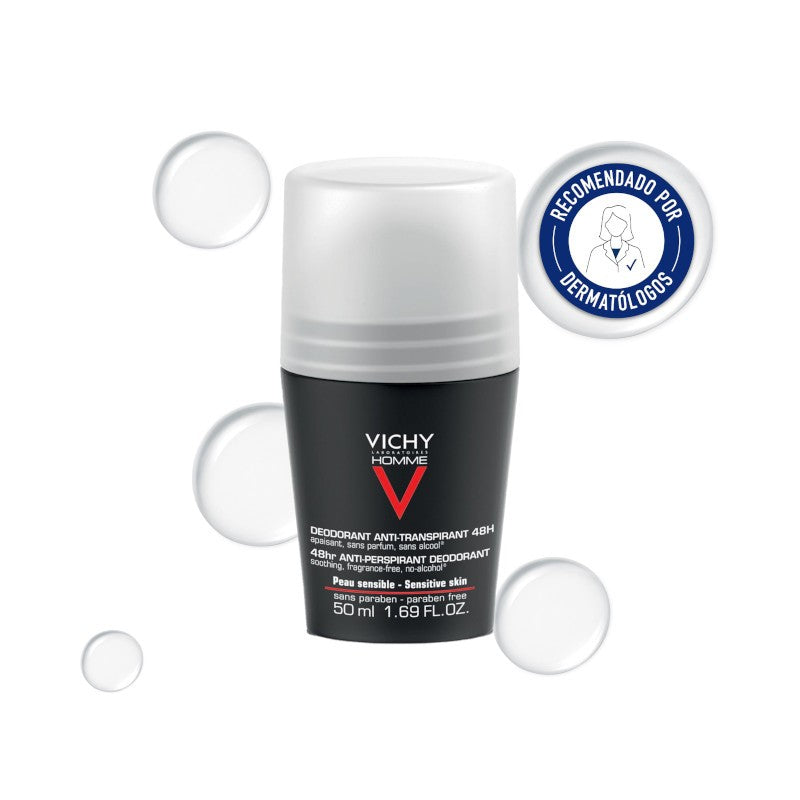 VICHY HOMME Desodorante Anti-Transpirante Efecto Calmante 50ML-1