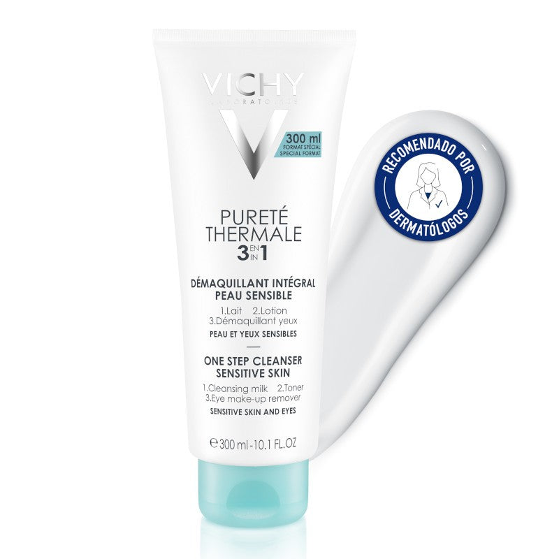 VICHY Pureté Thermale Desmaquillante Integral 3 en 1 (300ml)-1