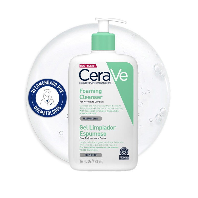 CERAVE Gel Limpiador Espumoso 473ml-1