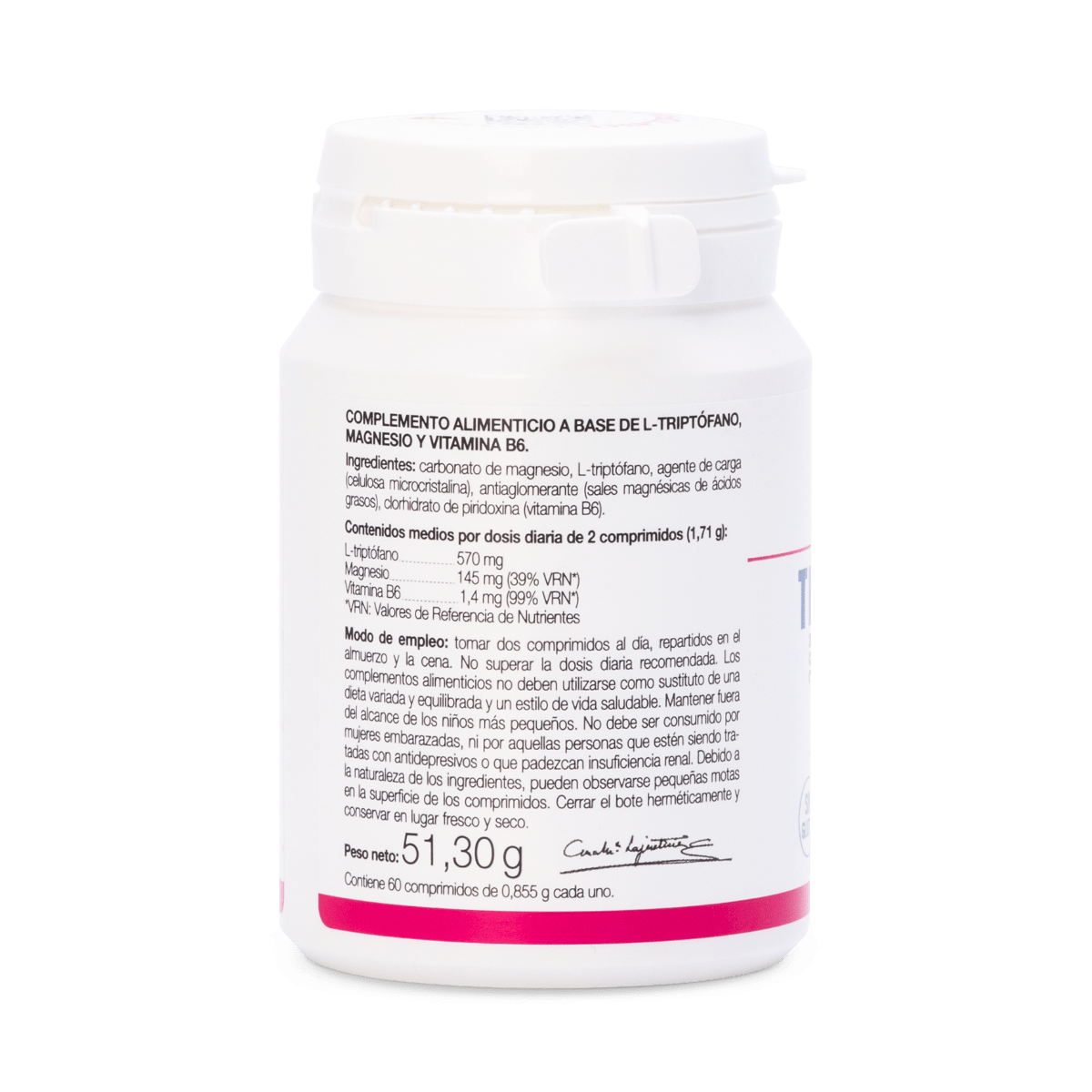 Ana María Lajusticia Triptófano + Magnesio + Vit. B6 60comp