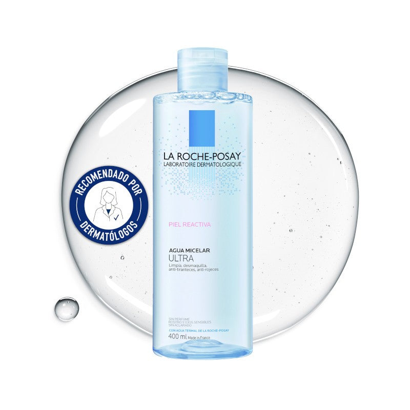 LA ROCHE POSAY Agua Micelar Ultra Piel Reactiva 400ml-1