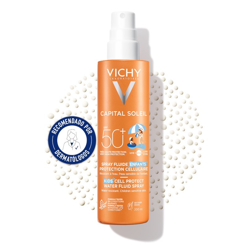 VICHY Capital Soleil Spray Niños SPF50 (200ml)-1