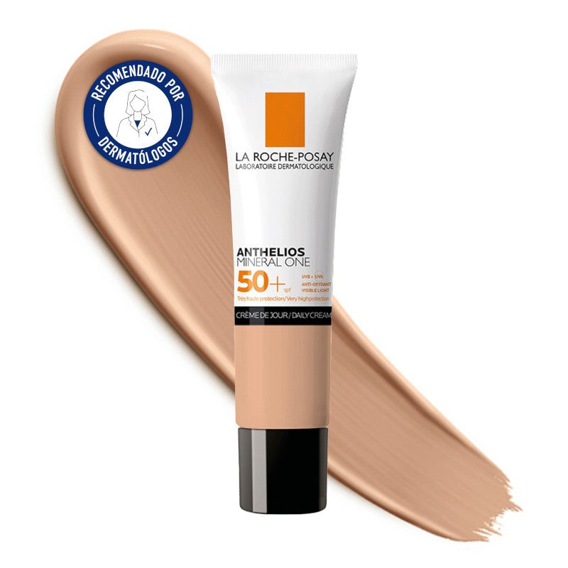 ANTHELIOS Mineral One SPF50+ Crema Facial con Color Tono 3 Bronze 30ml-1
