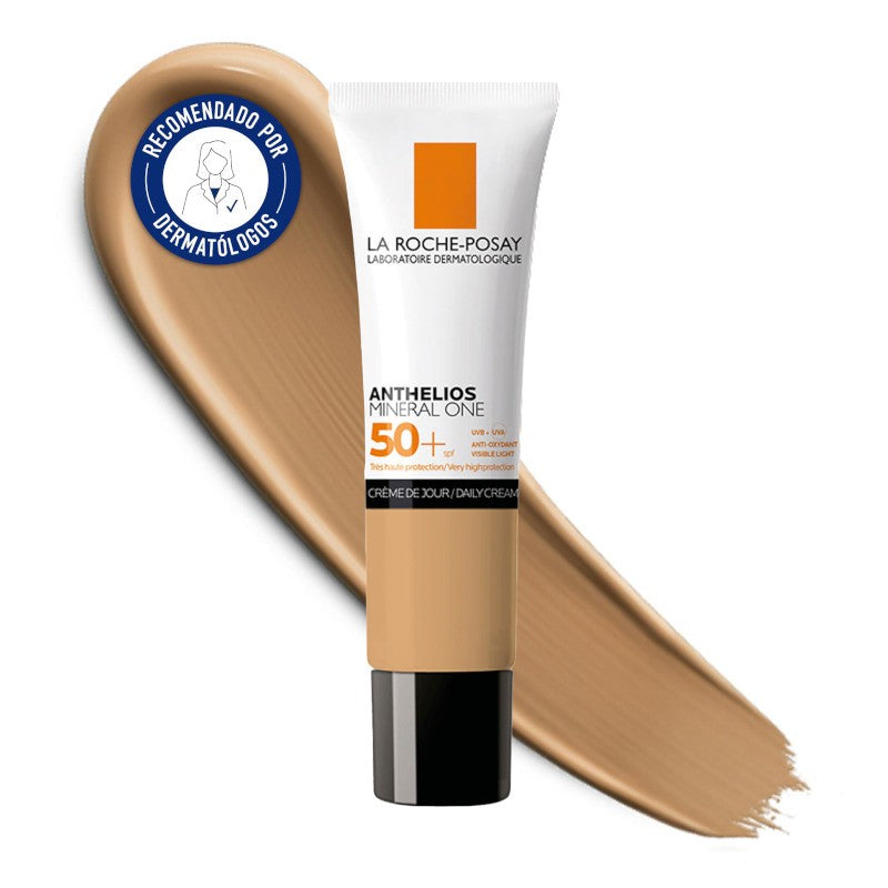 ANTHELIOS Mineral One SPF50+ Crema Facial con Color Tono 4 Brown 30ml-1