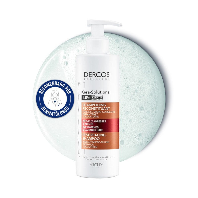 VICHY Dercos Kera Solutions Champú Reparador 250ml-1