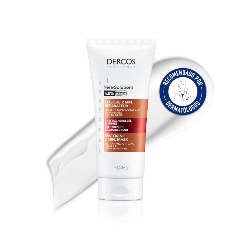 VICHY Dercos Kera Solutions Mascarilla Reparadora 2 minutos 200ml-1