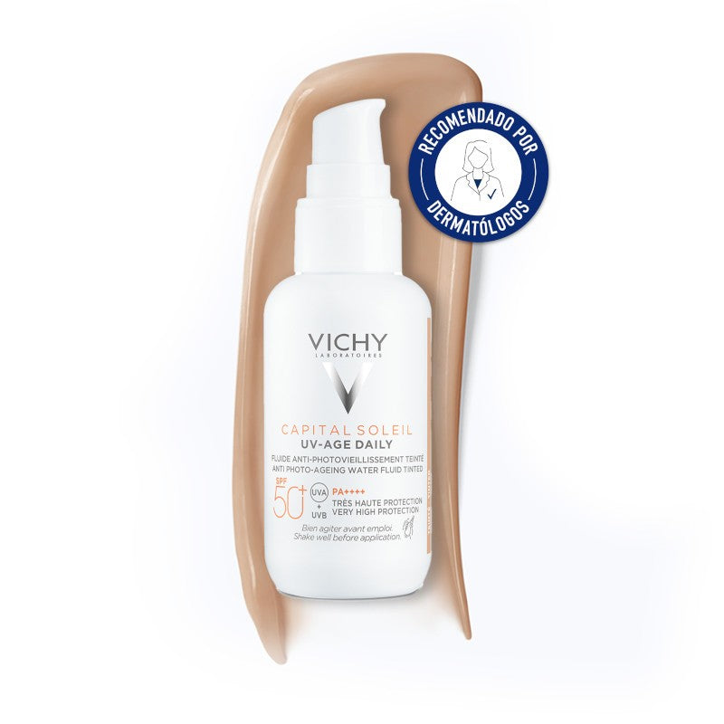 VICHY Capital Soleil UV-AGE Daily con Color SPF50+ Water Fluid 40ml-1