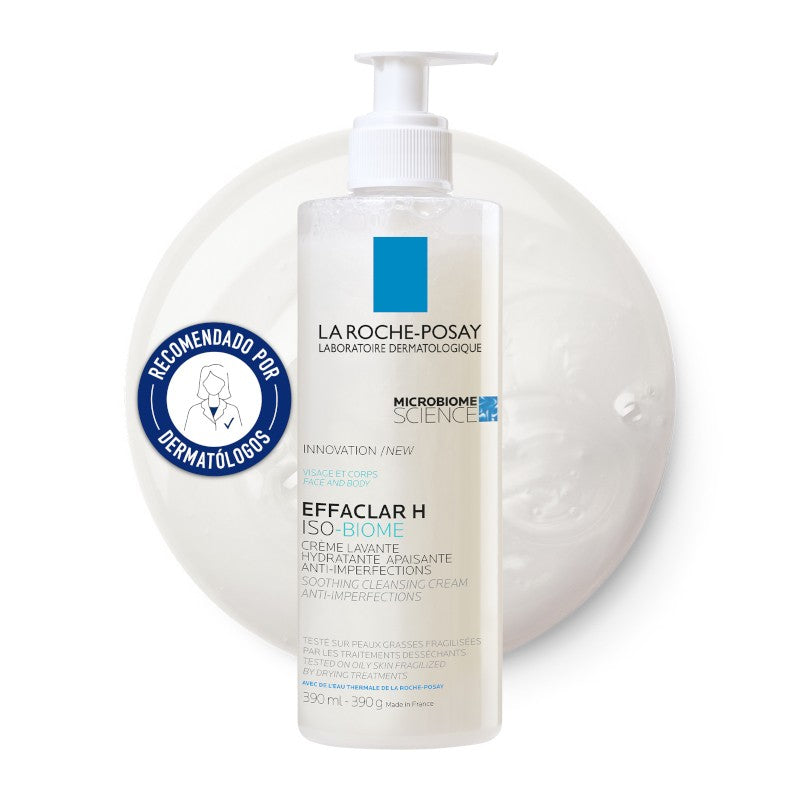 EFFACLAR H Iso-Biome Crema Limpiadora Piel Grasa 390ml - La Roche Posay-1