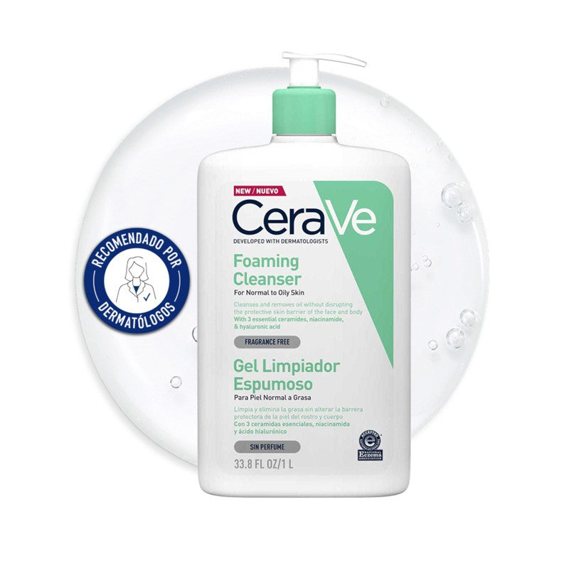 CERAVE Gel Limpiador Espumoso 1000 ml-1