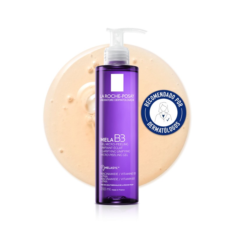 LA ROCHE POSAY Mela B3 Gel Limpiador Facial Exfoliante Antimanchas 200ml-1