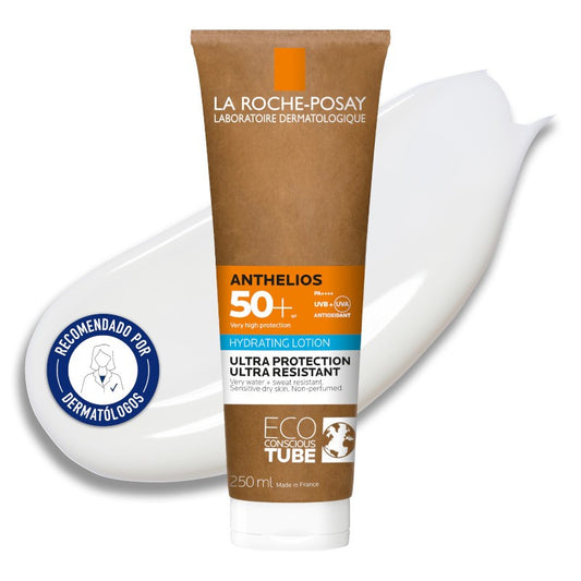 ANTHELIOS Leche Solar Sin Perfume Piel Seca y Sensible SPF50+ (250ml) LA ROCHE POSAY-1