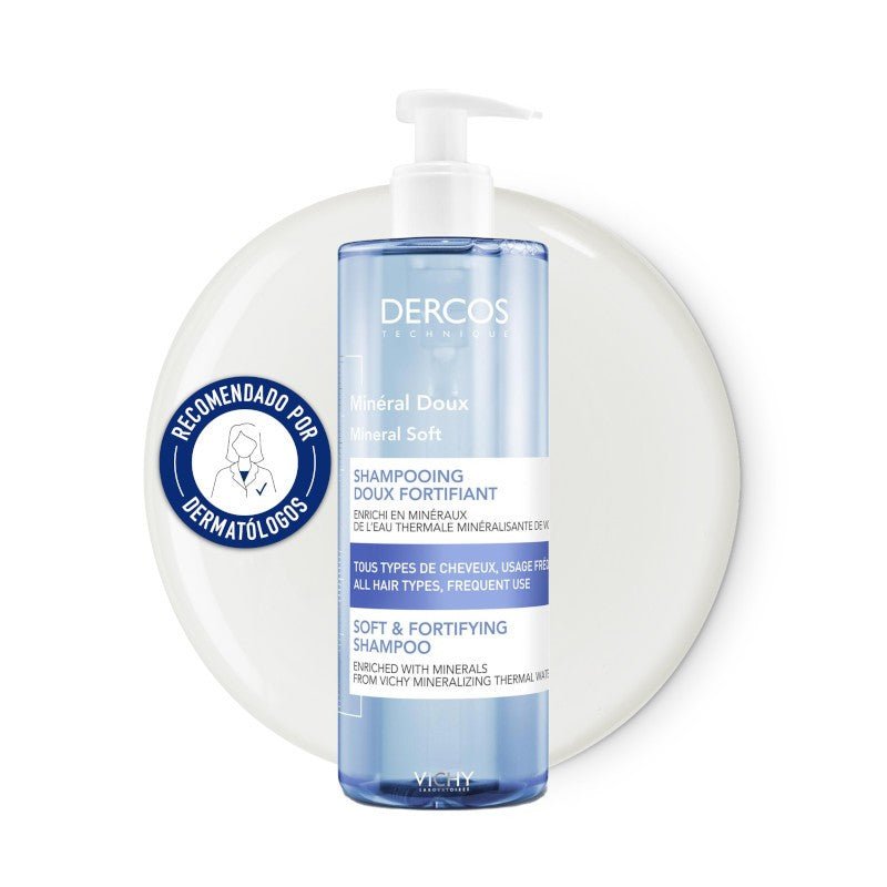 VICHY Dercos Champú Mineral Uso Frecuente DUPLO 2x400ml-2