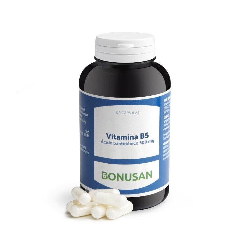 Bonusan Vitamina B5 Acido Pantotenico 500 Mg 90 Cápsulas-2