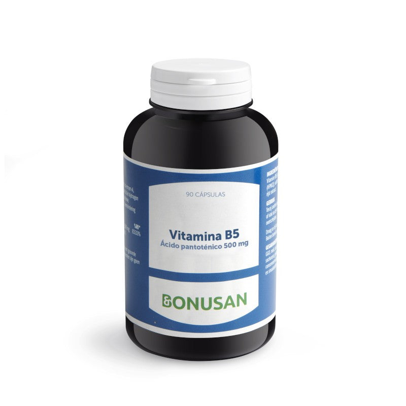 Bonusan Vitamina B5 Acido Pantotenico 500 Mg 90 Cápsulas-1