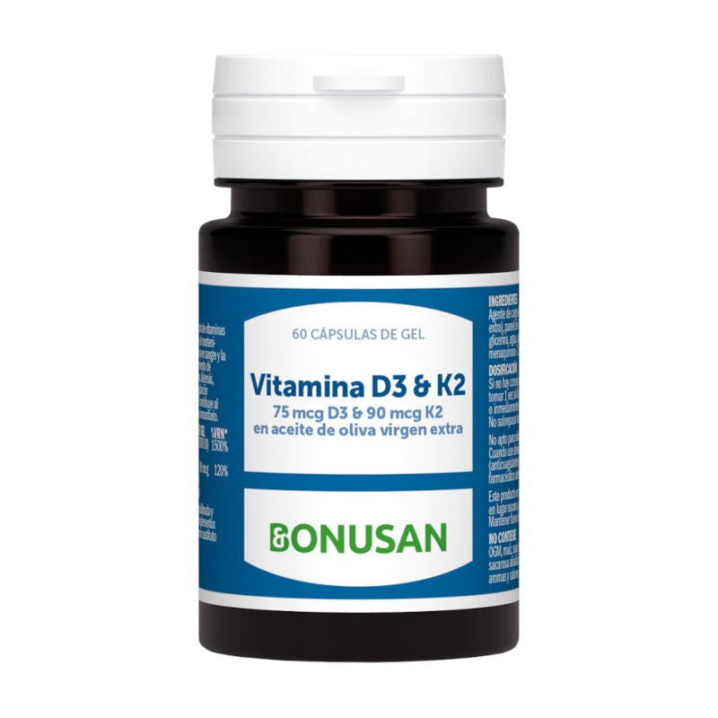 Bonusan Vitamina D3 & K2 Forte 60 Cápsulas-2