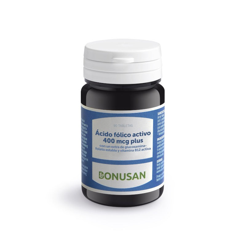 Bonusan Ácido Fólico Activo 400 Mcg Plus 90 Tabletas-1