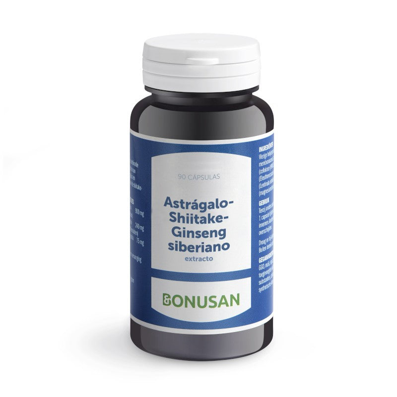 Bonusan Astragalo-Shiitake-Ginseng Siberiano 90 Cápsulas-3
