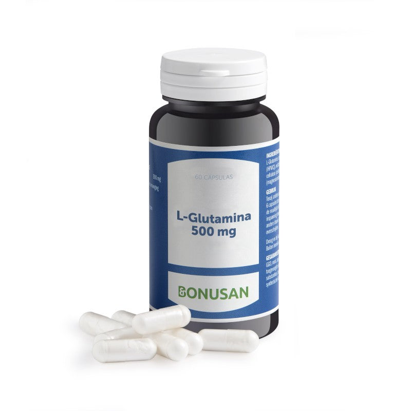 Bonusan L-Glutamina 500 Mg 60 Cápsulas-2