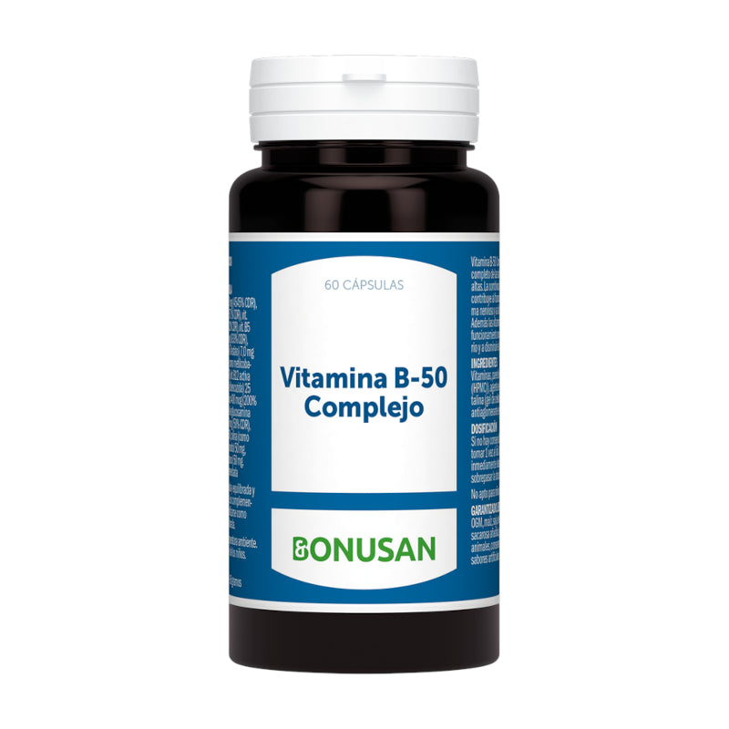 Bonusan Vitamina B-50 Complejo 60 Cápsulas-1