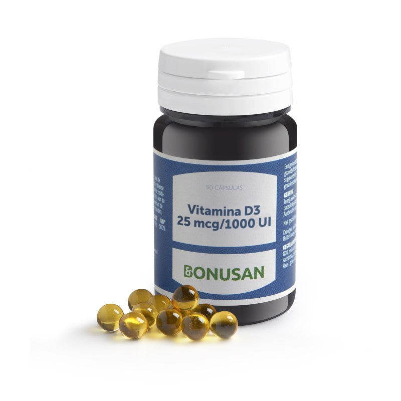 Bonusan Vitamina D3 25 Mcg / 1000 Ui 90 Cápsulas De Gel-1