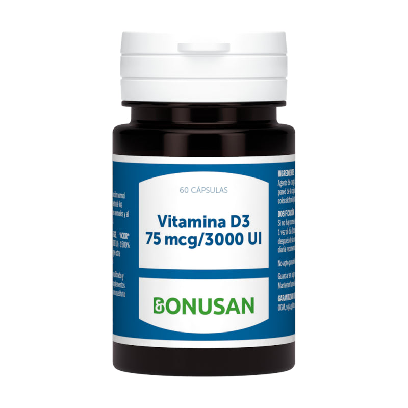 Bonusan Vitamina D3 75 Mcg / 3000 Ui 60 Cápsulas De Gel-2
