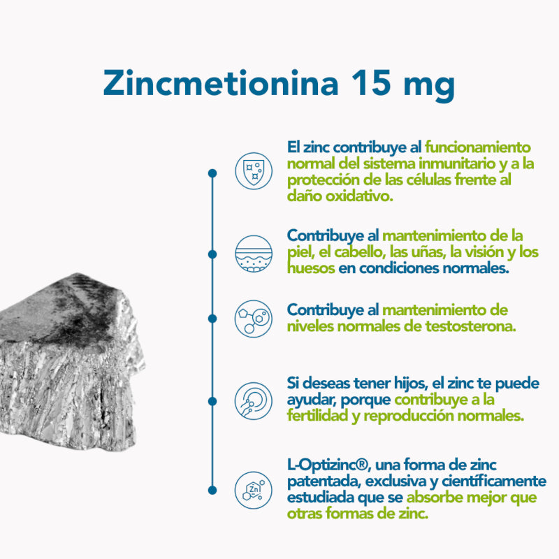 Bonusan Zincmetionina 15 Mg 90 Cápsulas-4
