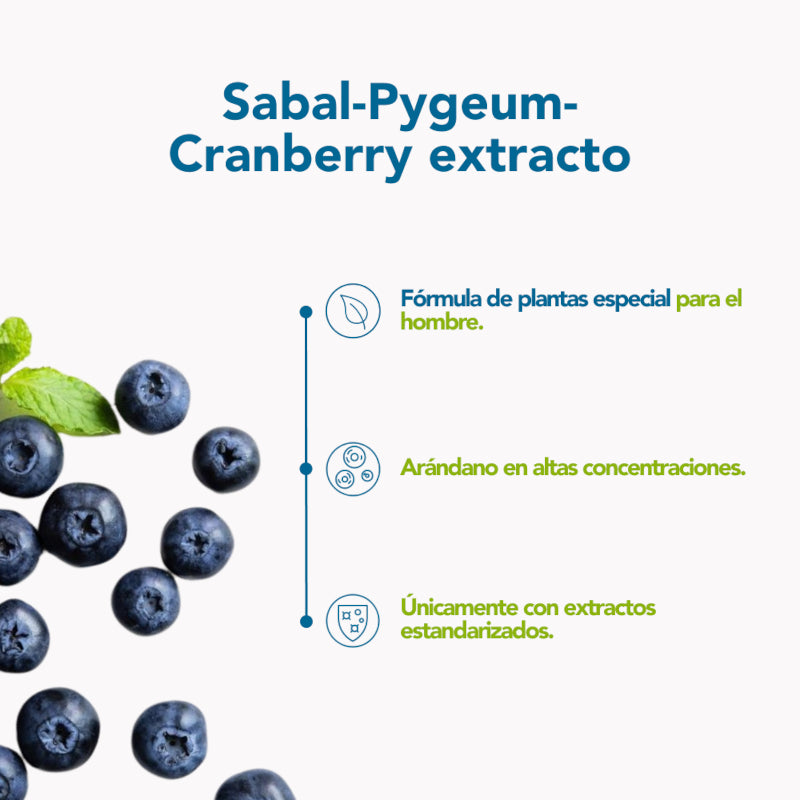 Bonusan Sabal-Pygeum-Cranberry Extracto 60 Cápsulas-3