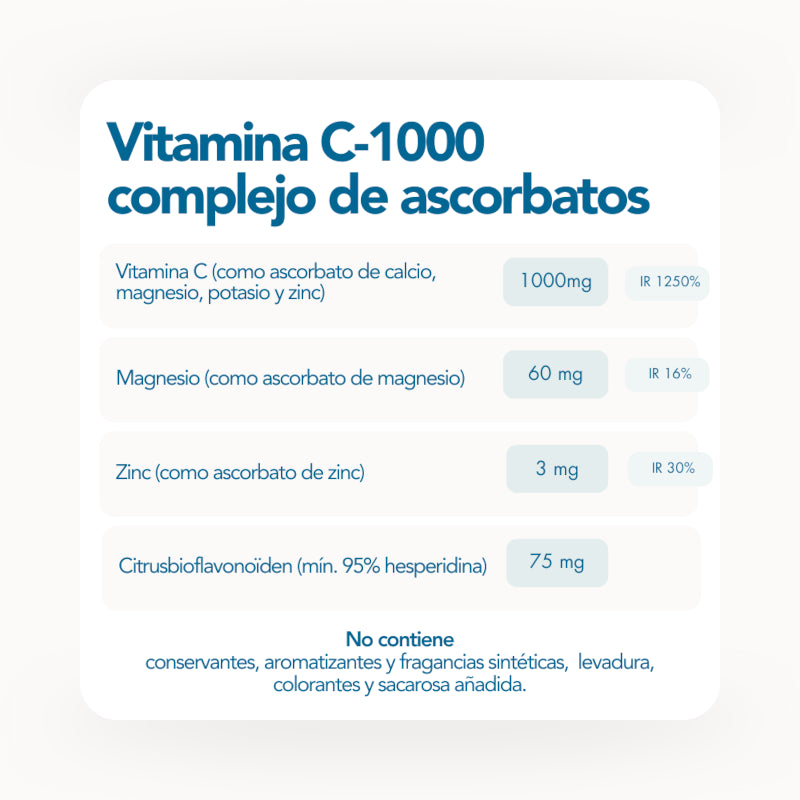 Bonusan Vitamina C-1000 Complejo De Ascorbatos 180 Comprimidos-2
