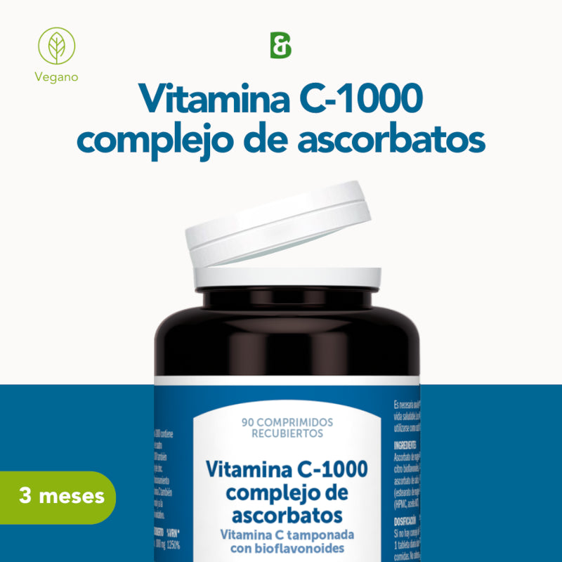 Bonusan Vitamina C-1000 Complejo De Ascorbatos 180 Comprimidos-3