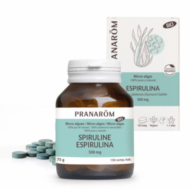 Pranarom Espirulina Micro Algas 500 mg 150 Comprimidos-1
