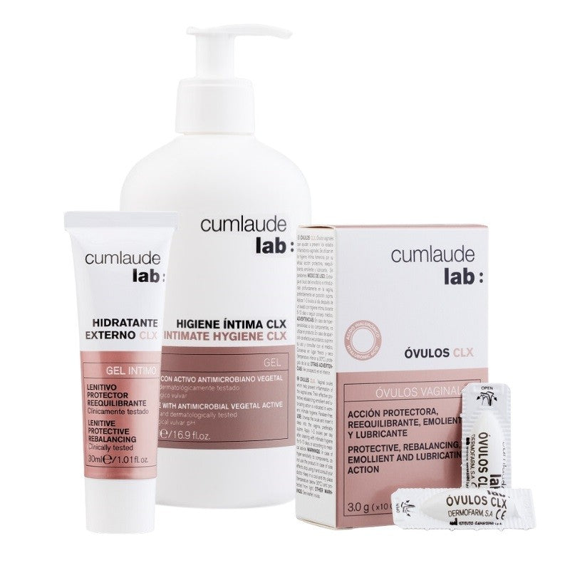 CUMLAUDE LAB Pack "Stop Picor" Limpiador + Hidratante + Óvulos-1