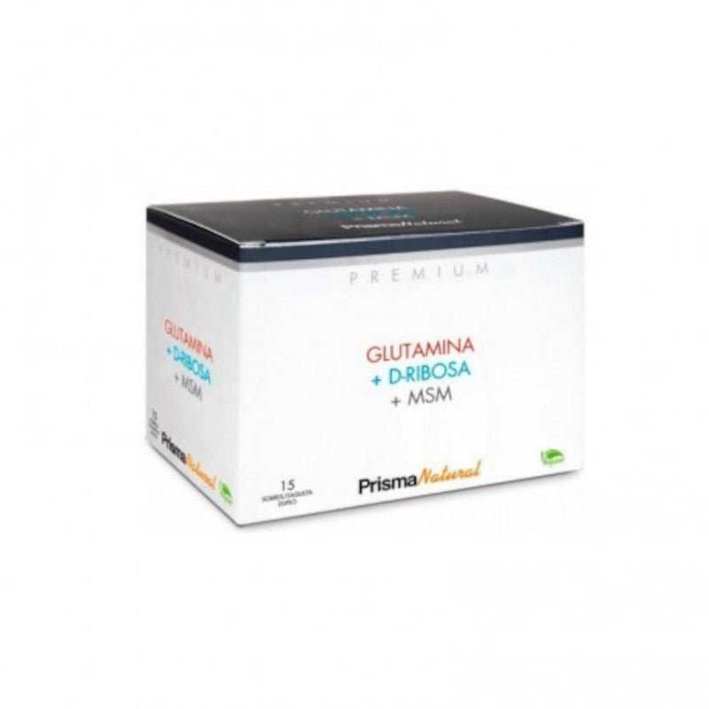 Prisma Natural Glutamina + Ribosa + MSM 15 Sticks-1
