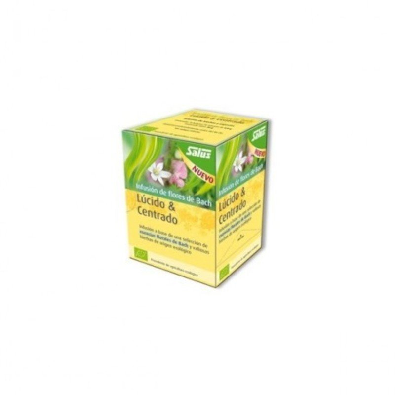 Salus Infusión Flores de Bach Lúcido y Concentrado Bio 15 Sobres-1