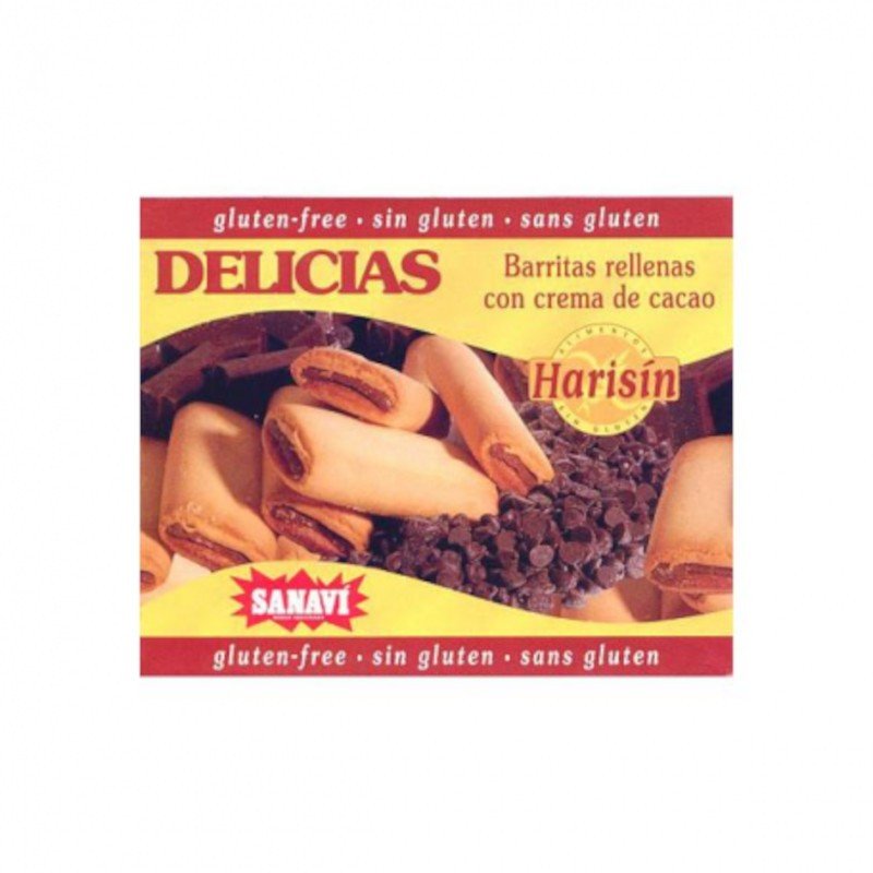 Sanavi Delicias Chocolate Sin Gluten 150 g 6 Unidades-1