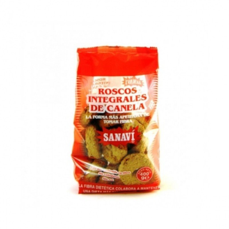 Sanavi Roscos Integrales Canela 400 g-1