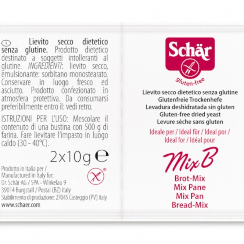 Schar Levadura Seca 2x10 g-1