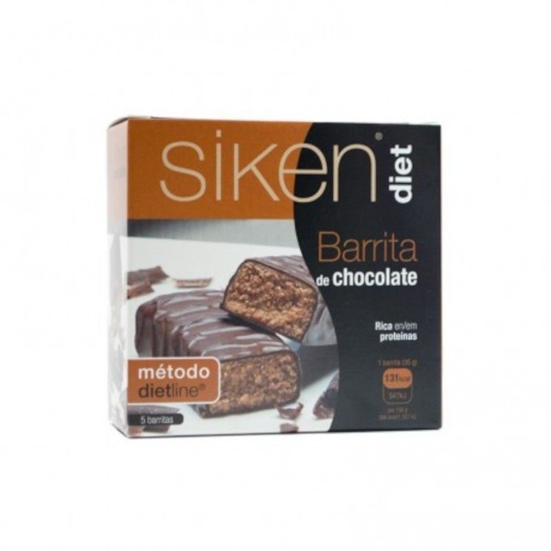 Siken Diet Barrita Chocolate 36 g 5 Unidades-1
