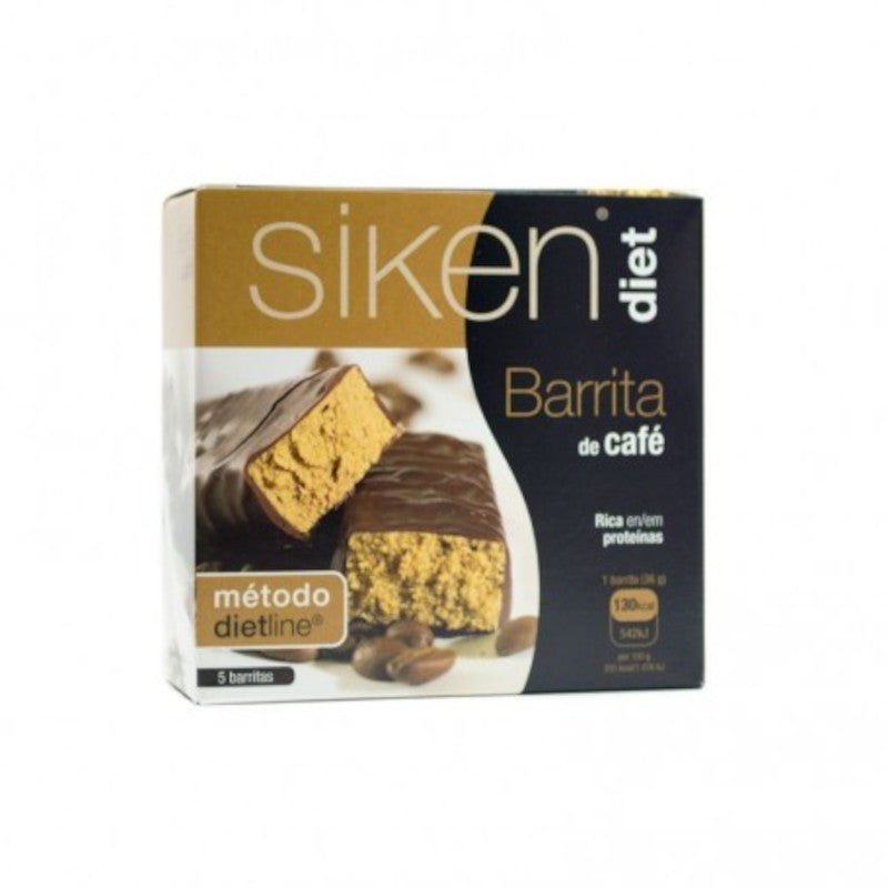 Siken Diet Barrita de Café 36 g 5 Unidades-1